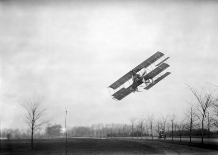 Test Flight of Rex Smith Airplane by Pilot Tony Jannus, USA, Harris & Ewing, 1912