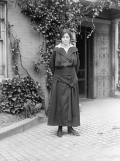 Alice Paul, American Suffragist, Feminist, and Women's Rights Activist, Standing Portrait, Harris & Ewing, 1918