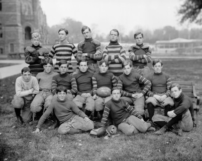 Georgetown University Football Team, Junior Preps, Portrait, Washington DC, USA, Harris & Ewing, 1906