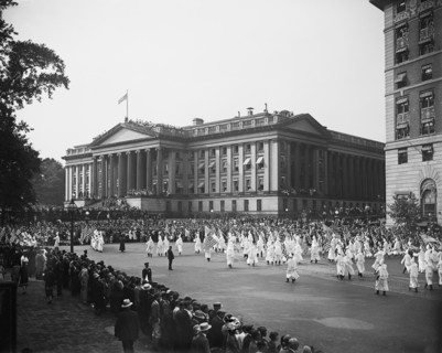 Ku Klux Klan March, Washington DC, USA, Harris & Ewing, 1926