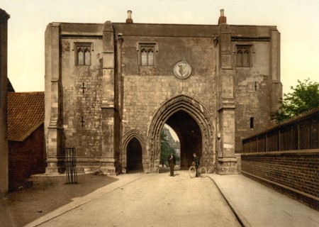 Bayle Gatehouse, Bridlington, Yorkshire, England, Photochrome Print, Detroit Publishing Company, 1900