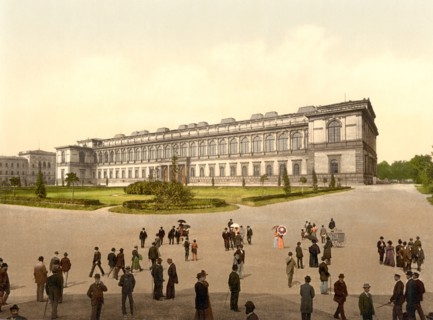 Alte Pinakothek, Munich, Bavaria, Germany, Photochrome Print, Detroit Publishing Company, 1900