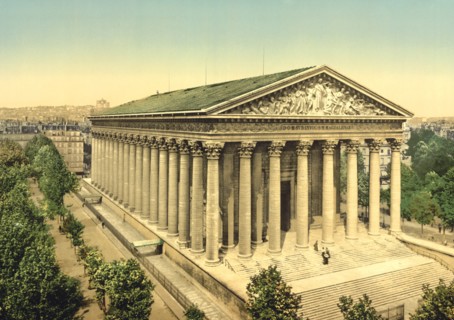 La Madeleine, Paris, France, Photochrome Print, Detroit Publishing Company, 1900