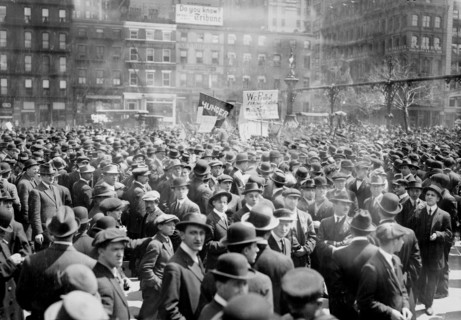 Anarchist Meeting, Union Square, New York City, New York, USA, Bain News Service, May 1, 1914
