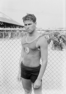 Thomas Blake, Champion Surfer, Portrait, Los Angeles, California, USA, Bain News Service, 1922