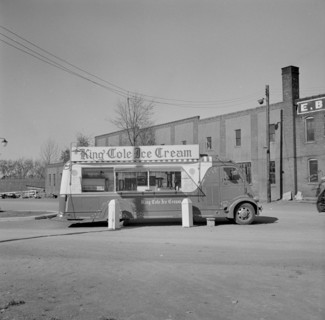 Ice Cream Vendor, Syracuse, New York, USA, John Collier for Office of War Information, October 1941