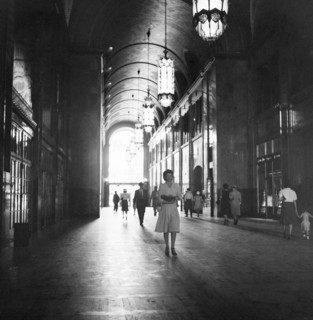 Lobby of Fisher Building, Detroit, Michigan, USA, Arthur S. Siegel for Office of War Information, July 1942