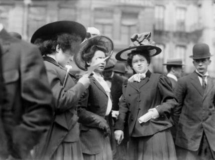 Female Socialists at Rally, Union Square, New York City, New York, USA, Bain News Service, May 1, 1908