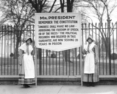 Political Amnesty Pickets, Washington DC, USA, National Photo Company, December 1922