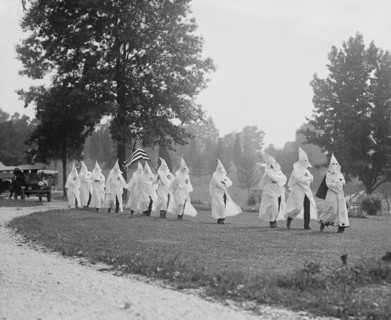 Ku Klux Klan Funeral, Washington DC, USA, National Photo Company, 1923