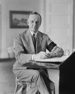 New U.S. President Calvin Coolidge after death of U.S. President Warren G. Harding, Washington DC, USA, National Photo Company, August 4, 1923