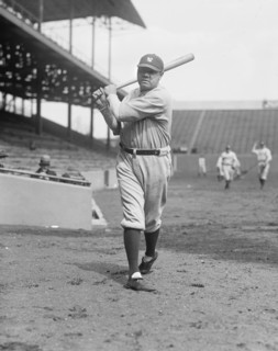 Babe Ruth, Major League Baseball Player, New York Yankees, Portrait, National Photo Company, 1924