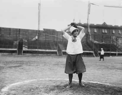 Pitcher, Female Giants, New York City, New York, USA, Bain News Service, 1913