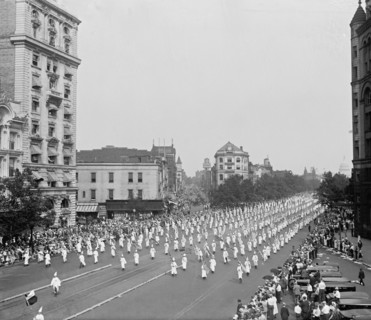 Ku Klux Klan Parade, Washington DC, USA, National Photo Company, August 1925
