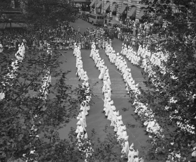 Ku Klux Klan Parade, Washington DC, USA, National Photo Company, August 1925