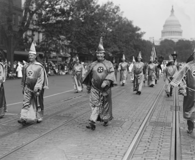 Ku Klux Klan Parade, Washington DC, USA, National Photo Company, September 1926