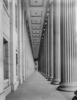 East Portico Colonnades, Treasury Building, Washington DC, USA, National Photo Company, 1914