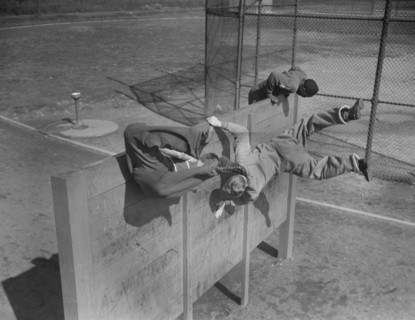 High School Victory Corps, Program Providing Training to Students Focusing on Skills Relevant to War Effort, Students on Obstacle Course, Flushing, New York, USA, William Perlitch, Office of War Infor...