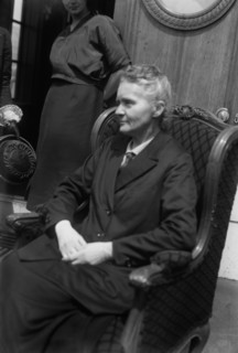 Marie Curie, Polish-Born French Physicist, Portrait during Trip to USA to Raise Funds for Radium Research, Bain News Service, 1921