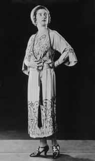 Actress Lilyan Tashman, Fashion Portrait in Canton Crepe Dress, Bain News Service, 1920
