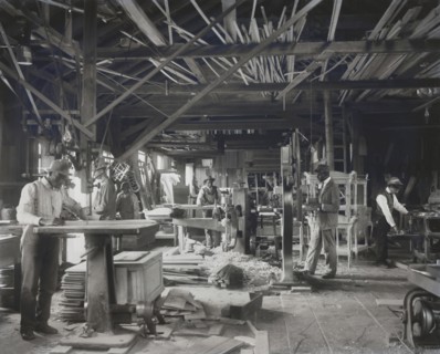 Roof Construction by Students at Tuskegee Institute, Tuskegee, Alabama, USA, by Frances Benjamin Johnson, 1902
