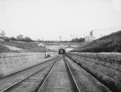 St. Clair Tunnel, Port Huron, Michigan, USA, Detroit Publishing Company, 1900