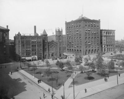 Public Square, Cleveland, Ohio, USA, Detroit Publishing Company, 1908