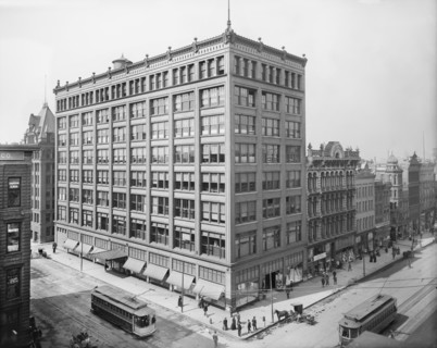 Ayres Building, Indianapolis, Indiana, USA, Detroit Publishing Company, 1910