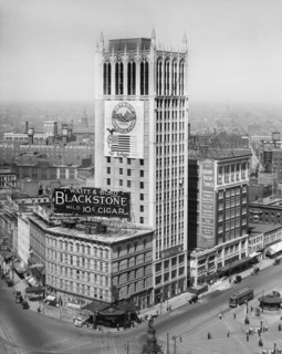 Real Estate Exchange from Dime Bank building, Detroit, Michigan, USA, Detroit Publishing Company, 1918