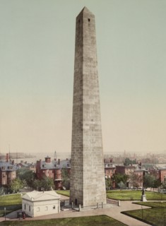 Bunker Hill Monument, Boston, Massachusetts, USA, Photochrome Print, Detroit Publishing Company, 1900