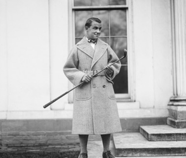Gene Sarazen, Winner of U.S. Open Golf Championship, Portrait holding Golf Club, White House, Washington DC, USA, Harris & Ewing, 1922