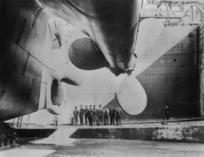 RMS Titanic about to be Launched, Belfast, Ireland, Bain News Service, May 31, 1911