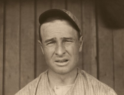 Frank Chance, Major League Baseball Player, Chicago Cubs, Head and Shoulders Portrait by Paul Thompson, 1910