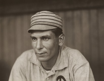 Chief Bender, Major League Baseball Player, Philadelphia Athletics, Head and Shoulders Portrait by Paul Thompson, 1911