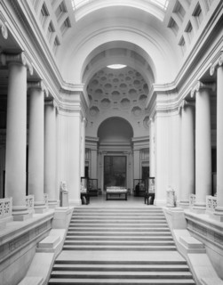Stairway and Rotunda, Museum of Fine Arts, Boston, Massachusetts, USA, Detroit Publishing Company, early 1910's