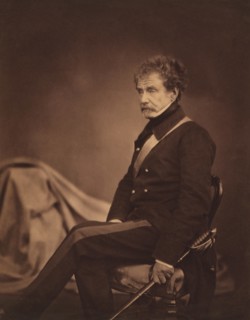 British Lieutenant-General Sir Colin Campbell, Seated Portrait, Crimean War, Crimea, Ukraine, by Roger Fenton, 1855