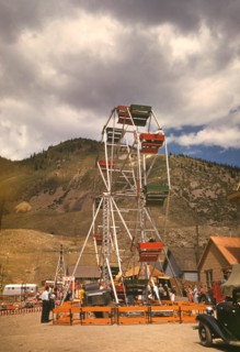 Ferris Wheel at Delta County Fair, Colorado, USA, Russell Lee for Farm Security Administration - Office of War Information, October 1940