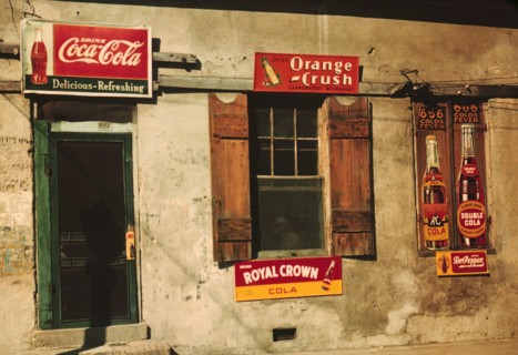 Rural Store Façade with Soft Drink Signs, Natchez, Mississippi, Marion Post Wolcott for Farm Security Administration, August 1940