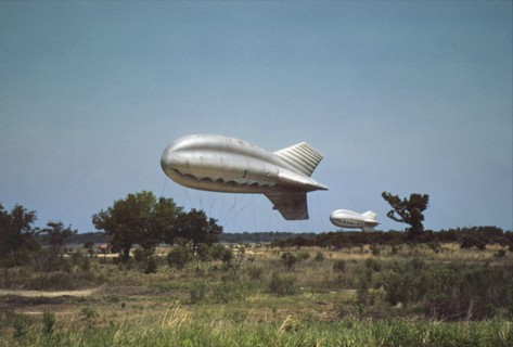 Marine Corps Barrage Balloons, Parris Island, South Carolina, Alfred T. Palmer for Office of War Information, May 1942