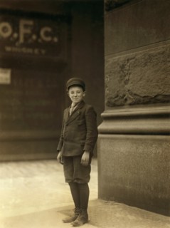 Young Boy Working at Inland Type Foundry, St. Louis, Missouri, USA, Lewis Hine for National Child Labor Committee, May 1910