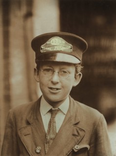 Frank Gibson, 14-year-old Western Union Telegraph Company Messenger, 1 year in Service, Works from 8:30pm to 12:30am, Smokes, Visits Houses of Prostitution and Guides Soldiers to Segregated District, ...