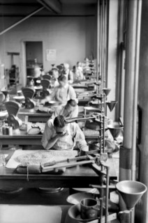 Workers Testing for Impurities in Wheat at Grain Inspection Department, Minneapolis, Minnesota, USA, John Vachon for Farm Security Administration, September 1939