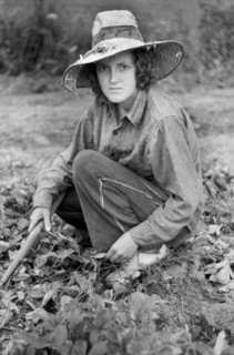 Migrant Worker in Strawberry Field, Berrien County, Michigan, USA, John Vachon for Farm Security Administration July 1940