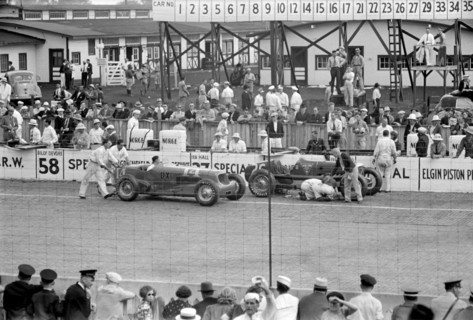 Automobile Race, Indianapolis, Indiana, USA, Arthur Rothstein for U.S. Resettlement Administration, May 1938