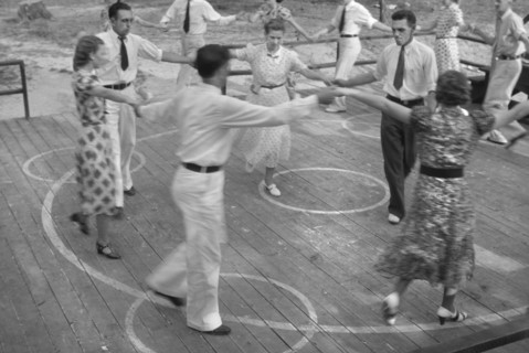 Square Dance, Skyline Farms, Alabama, USA, Ben Shahn, U.S. Resettlement Administration, 1937