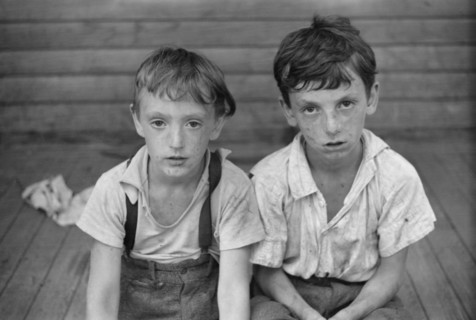 Children of Albert Lynch, Farm Security Administration Client, Dummerston, Vermont, USA, Jack Delano, Farm Security Administration, August 1941