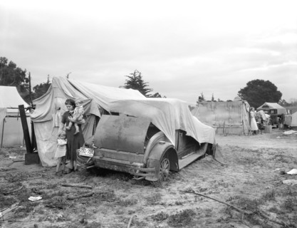 Migrant Families Looking for Work in Pea Fields, California, USA, Dorothea Lange, Farm Security Administration, March 1936