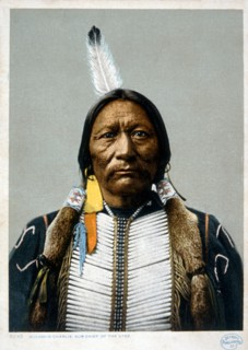 Buckskin Charlie, Ute Sub-Chief, Chromolithograph, circa 1903