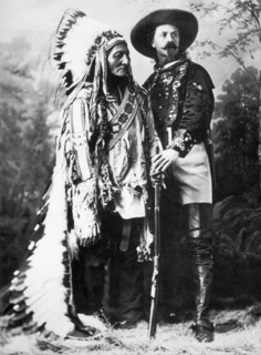 Sitting Bull, Sioux Chief, and Buffalo Bill Cody, circa 1885