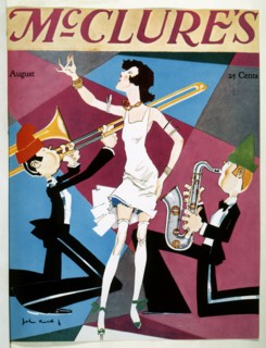 Jazz Musicians and Singer, Cover of McClure's Magazine, 1925
